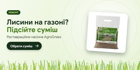 Реставраційне насіння газону AgroGrass для підсіву лисин