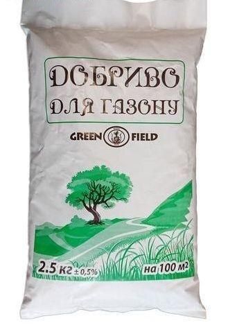 Добриво для газону Green Field 2,5 кг 1215 фото Добриво для газону Green Field 2,5 кг 1215 фото