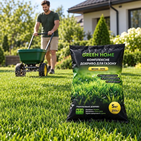 Добриво для газону весна-літо Green Home 5 кг