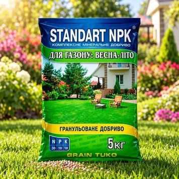 Комплексне добриво для газону Standart NPK 5 кг