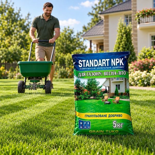 Комплексне добриво для газону Standart NPK 5 кг