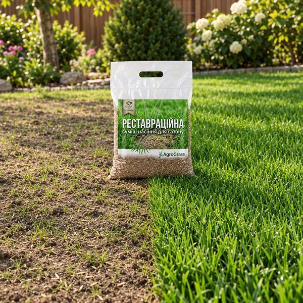 Реставраційне насіння газону AgroGrass 2201 фото