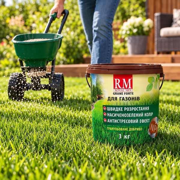 Комплексне добриво для газону Royal Mix Grane Forte 3 кг