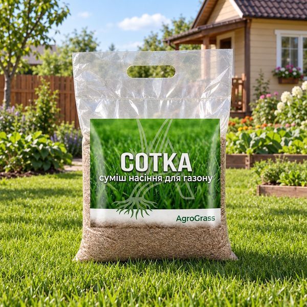 Газонна трава "Сотка" 4 кг 149грн/кг 2209 фото