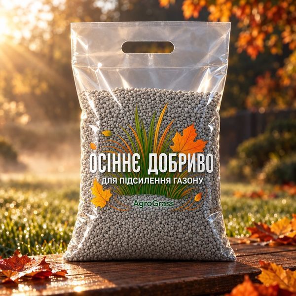 Осіннє добриво для підсилення газону AgroGrass